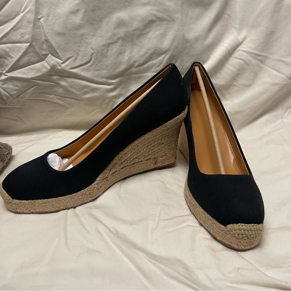 JCrew Canvas Based Wedge Shoes, New with Tags, Never Worn